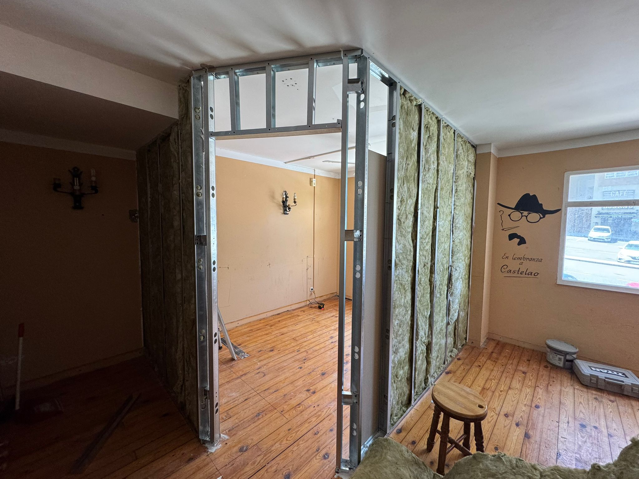 Reforma pladur antes